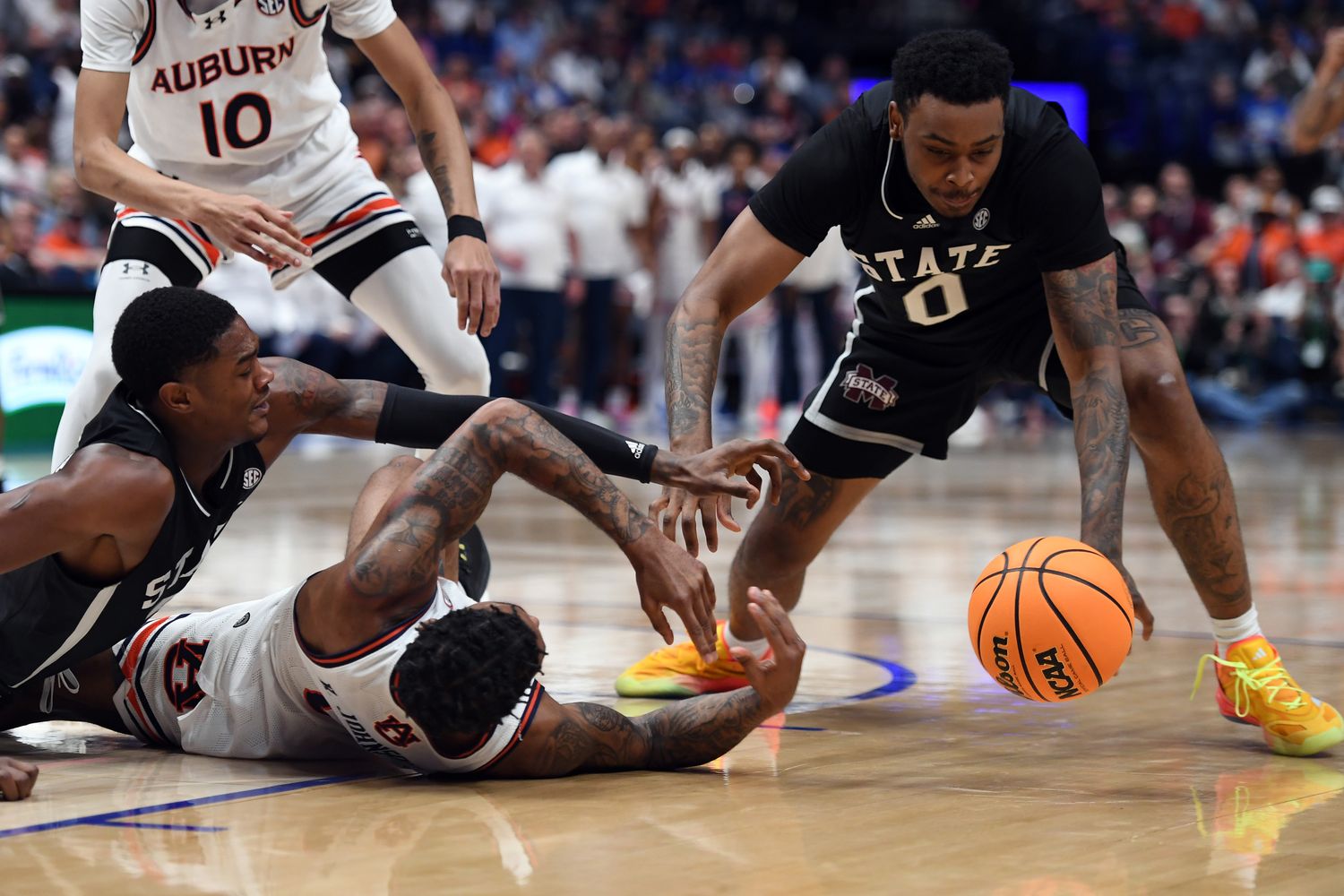 NCAA Basketball: SEC Conference Tournament Semifinal-Mississippi State vs Auburn